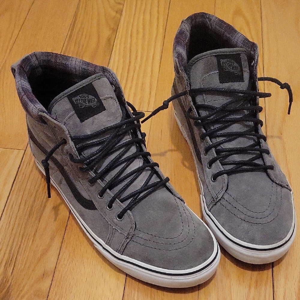 Vans Sk8 Hi MTE Pewter/Plaid - Picture 4 of 11